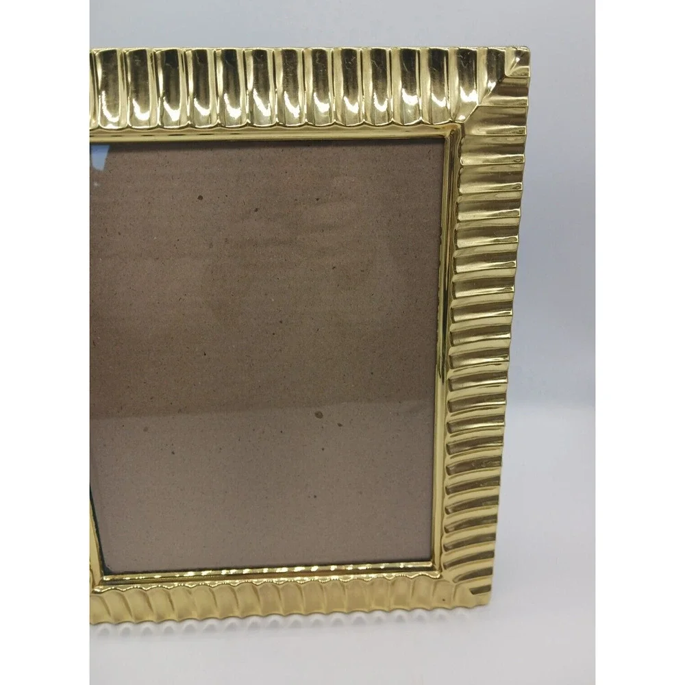Brass Madison Collection 8x10 Photo Picture Frame Free Standing or Wall Hanging